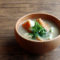 野菜天と大葉のお味噌汁