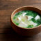 豆腐と大根菜のお味噌汁