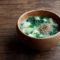 大根菜とすりごまのお味噌汁